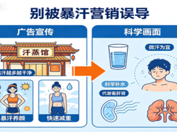 暴汗并非排“毒素”,科学养生莫透支