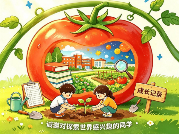 一粒番茄种子 激活跨学科育人新课堂—— 温州市黄龙第二小学启动番茄主题实践项目